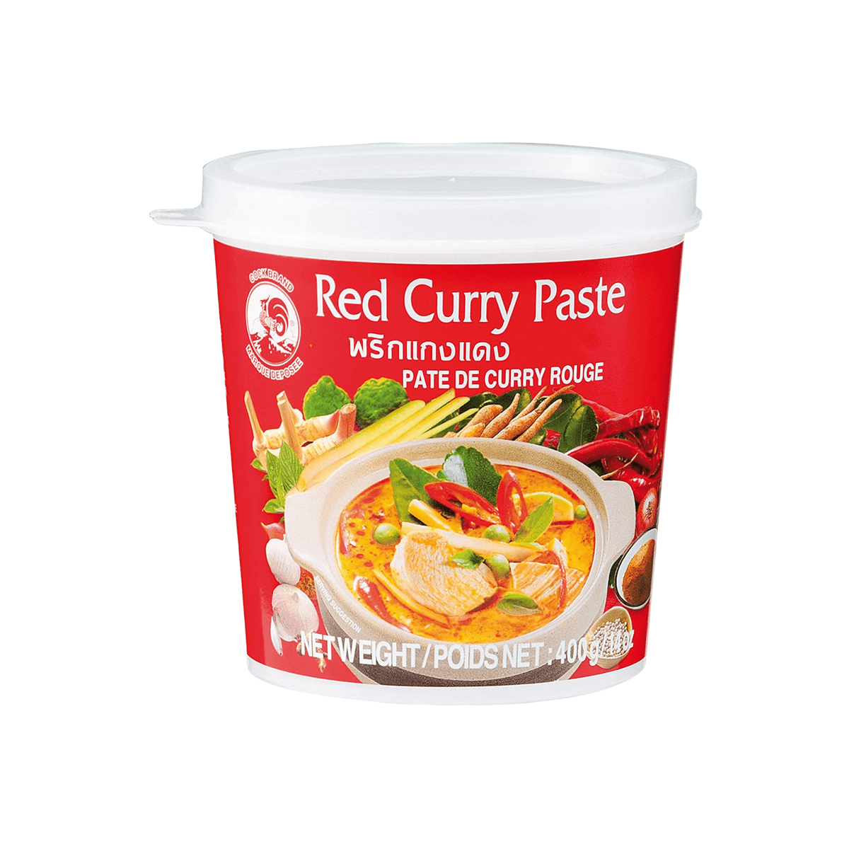 Pâte de Curry Rouge MAE PLOY 400 g