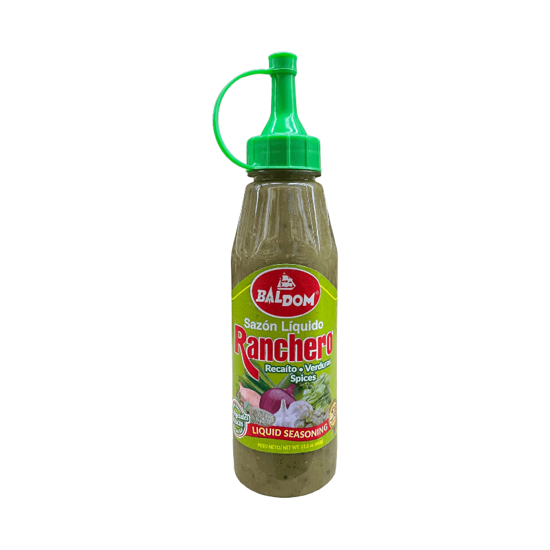 Baldom Sazon Liquid Ranchero Recaito-Verduras Spices (Liquid Seasoning)