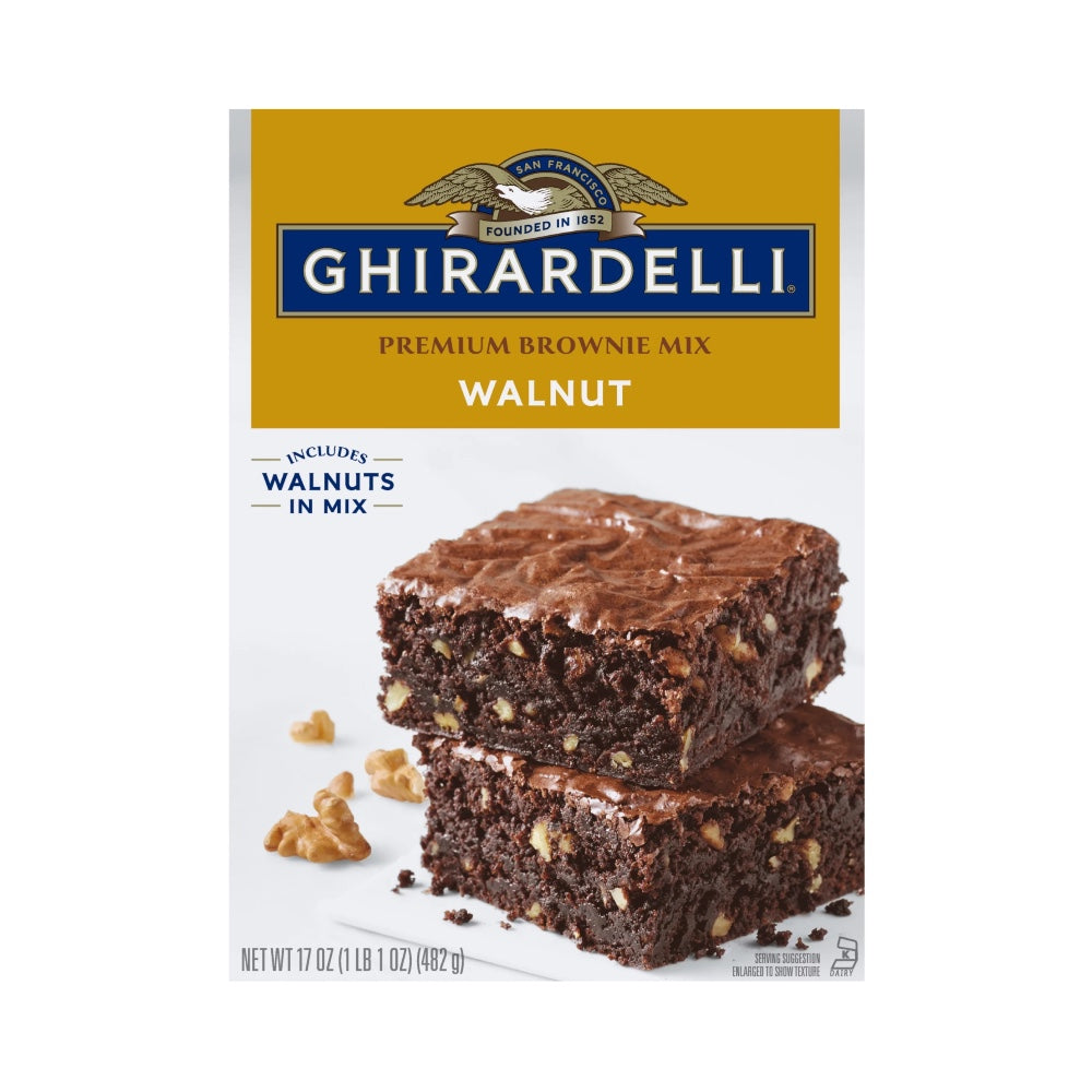 Ghirardelli Premium Brownie Mix Walnut