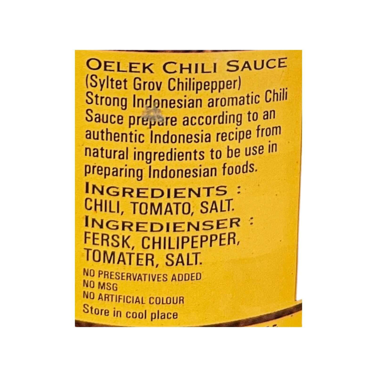 Kokita Sambal Oelek (Oelek Chili Sauce)