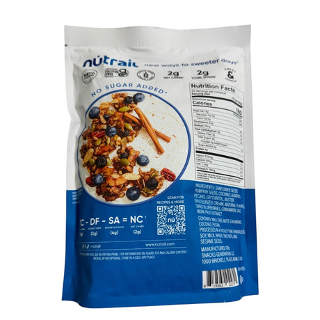 Nu Trail Keto Blueberry Cinnamon Nut Granola