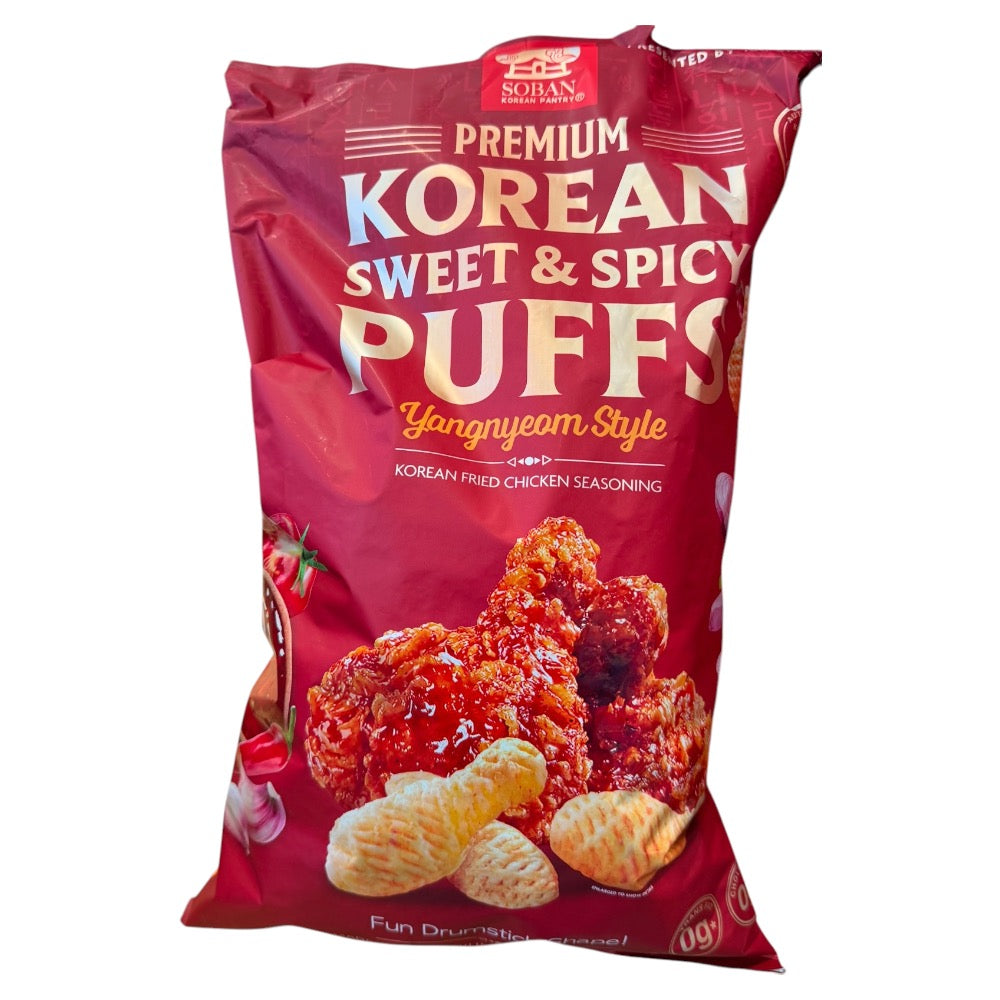 Soban Korean Pantry Premium Korean Sweet & Spicy Puffs