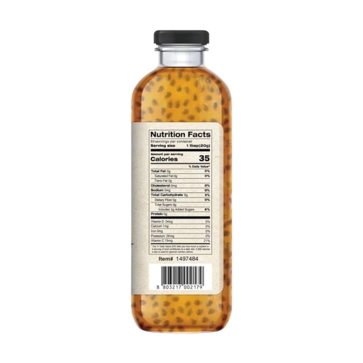 Vonbee Passion Fruit Honey Puree, 42.32 Ounce 