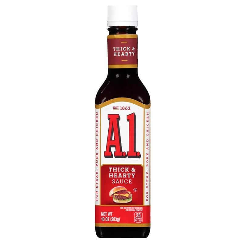 A1 Thick & Hearty Steak Sauce Net WT 5 oz (142 g)- Lot of 4