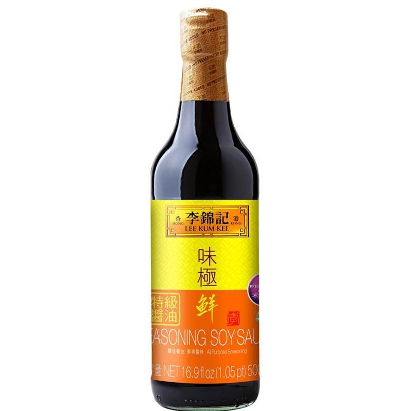 Lee Kum Kee Variety Pack (1 Premium Soy Sauce & 1 Premium Dark Soy Sauce)  16.9oz